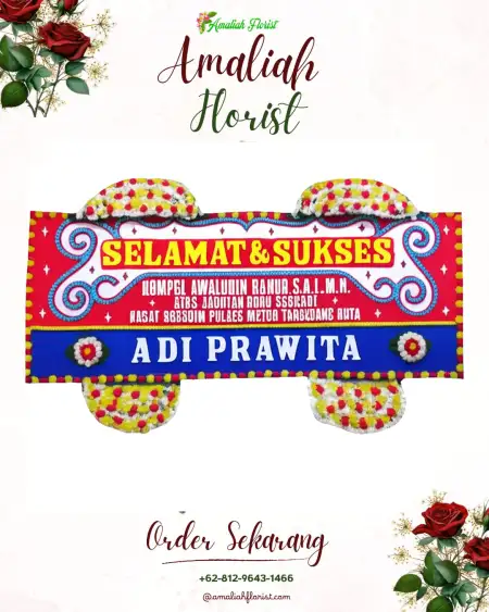 Papan Bunga Ucapan Selamat Logandeng